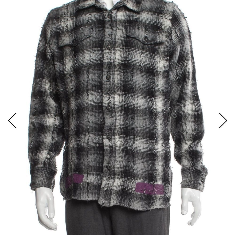 Off-White 2018 Flannel Trucker Jacket - Picture 2 of 5